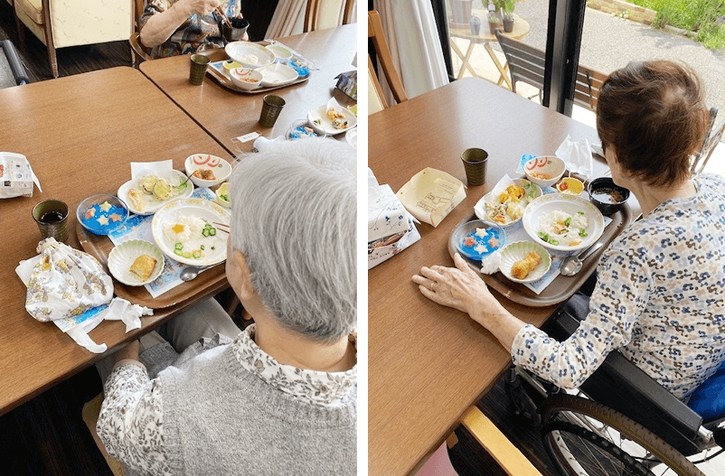 七夕メニューとご利用者さま